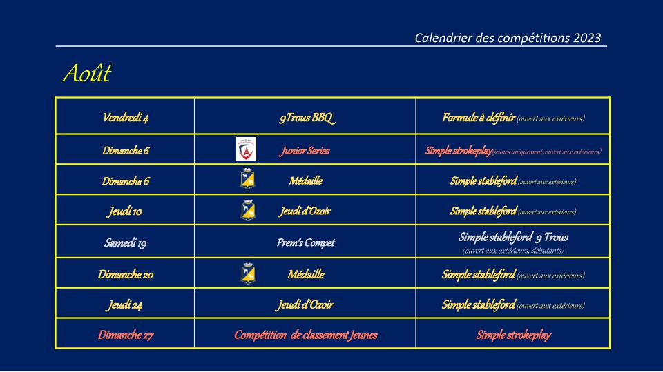 Calendrier des Compétitions 2023 page 0017