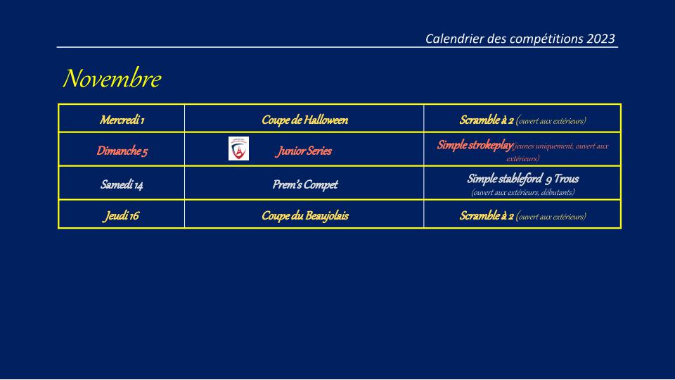 Calendrier des Compétitions 2023 page 020