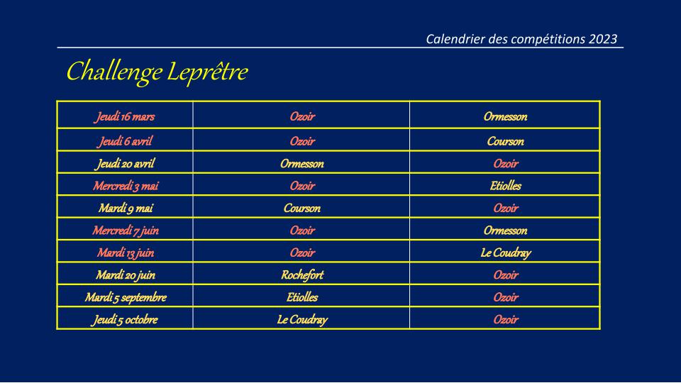 Calendrier des Compétitions 2023 page 021