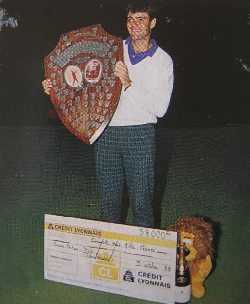 Philippe Palli gagne en 1988 le National Omnium au Golf de Palmola